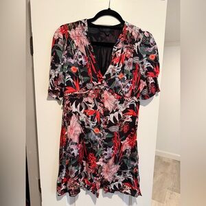 All Saints Multicolor Floral dress